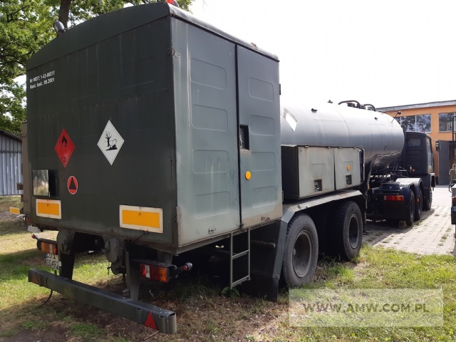 Cysterna paliwowa naczepa dystrybutor CND-21 (komplet składający się z ciągnika 3-osiowego JELCZ 642 oraz cysterny na naczepie 2-osiowej o poj. 21 000 l) 